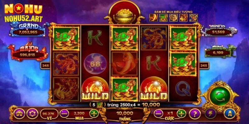 Vì sao bạn nên chơi kho báu tứ linh tại Nohu52?